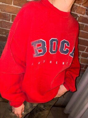 Vintage 90s Boca Crewneck Sweatshirt XL